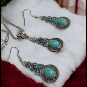 Earrings And Necklace Set